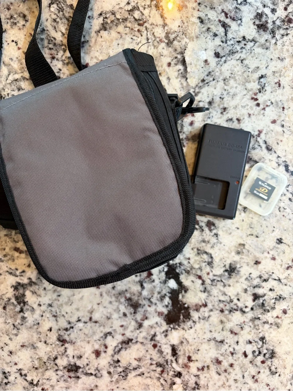 Fujifilm Compact Camera Bag/BC-45A Charger/16MB Fujifilm Card